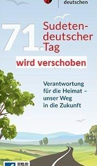 Sudetendeutscher Tag 2020 wird verschoben
