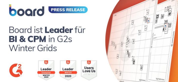 Board wurde zum Leader in Business Intelligence und Corporate Performance Management ernannt