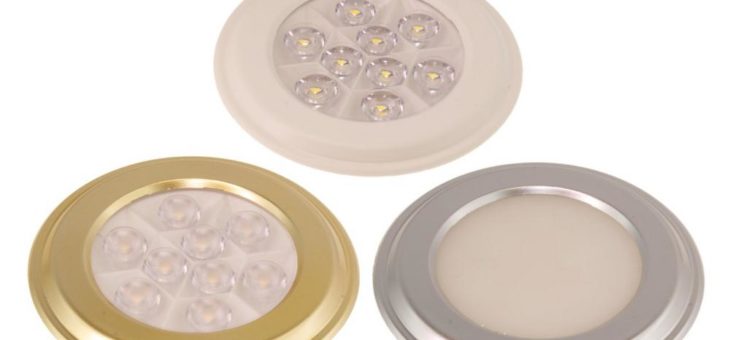 Hocheffiziente superflache LED-Spots in 50mm-Bauform