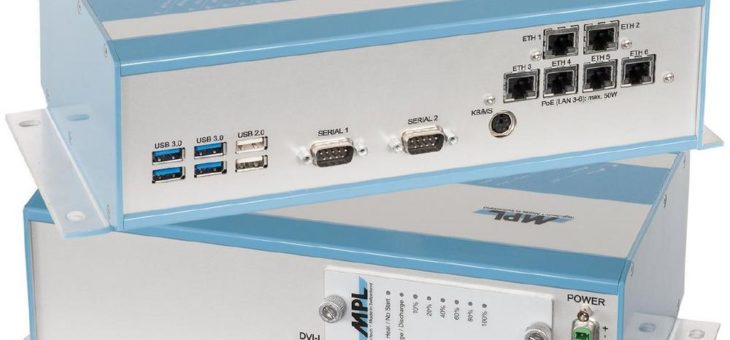 Rugged Vision Computer mit Integriertem PoE und UPS, unterstützt von i7 Quad Core für den Erweiterten Temperaturbereich
