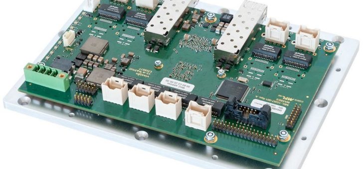 Robuster managed 10-Port Gigabit Open Frame Switch mit 2 SFP+ 10Gbit Ports