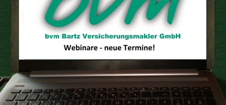 Webinar-Power statt bvm Partnertage im April 2020!