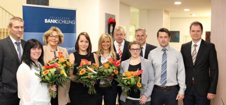 Bank Schilling ehrt langjährige Mitarbeiter