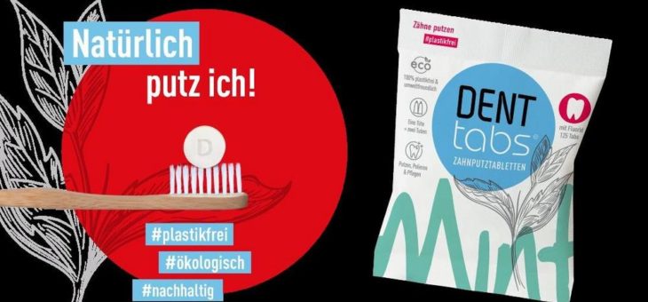 DENTTABS Zahnputztabletten ab sofort auch in den Drogerie-Märkten von Rossmann erhältlich