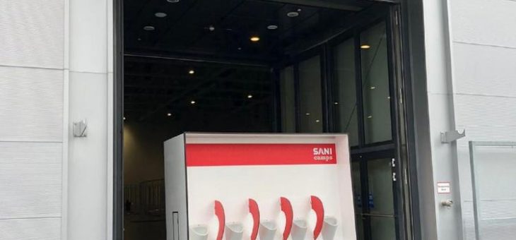 SANI GmbH: Mobile Sanitärlösungen für das Corona-Behelfskrankenhaus in der Hannover-Messe