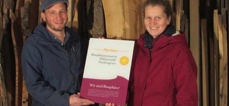 Schreinerwerkstatt Stephan Flick ist neuer Partnerbetrieb des Biosphärenreservats