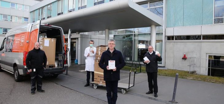 FEIN spendet Atemschutzmasken an Krankenhaus