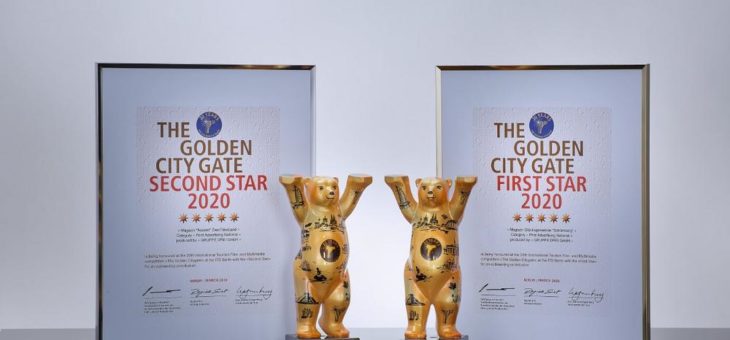GRUPPE DREI GmbH gewinnt zwei Jubiläums-Bären beim „Goldenen Stadttor“ 2020