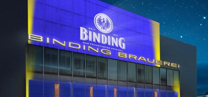 Binding-Sudhaus erstrahlt in einem besonderen Licht