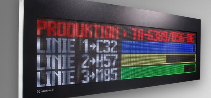 Intelligente LED Matrix Displays