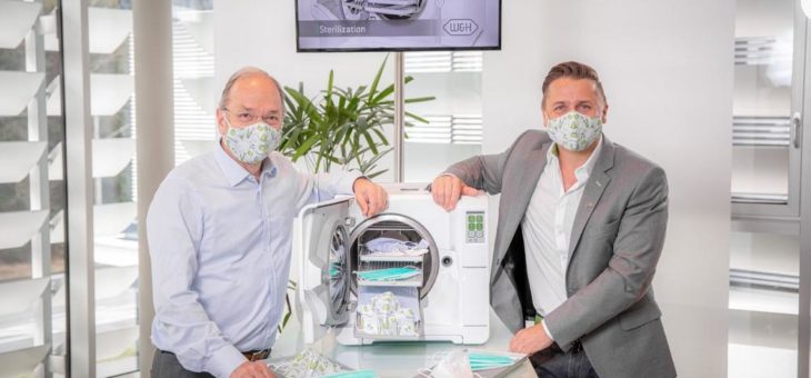 Sterilisation von Mundschutz: Medizintechnikspezialist W&H bietet Lösung für Unternehmen