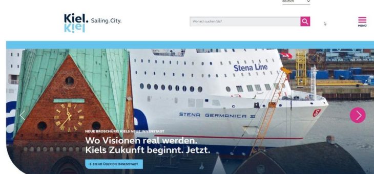 Aufwändiger Website-Relaunch für die Landeshauptstadt Kiel