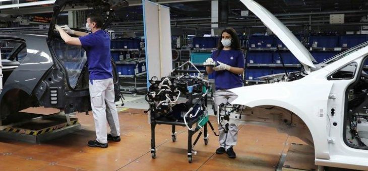 Volkswagen startet schrittweisen Wiederanlauf der Produktion