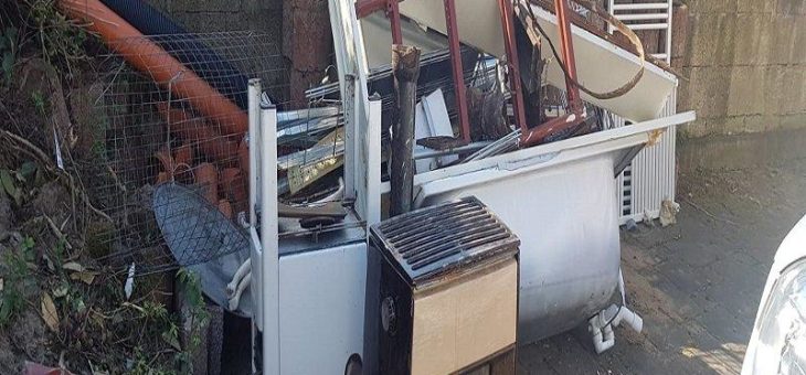 Schrottabholung in Hamm , um den Schrott abzuholen