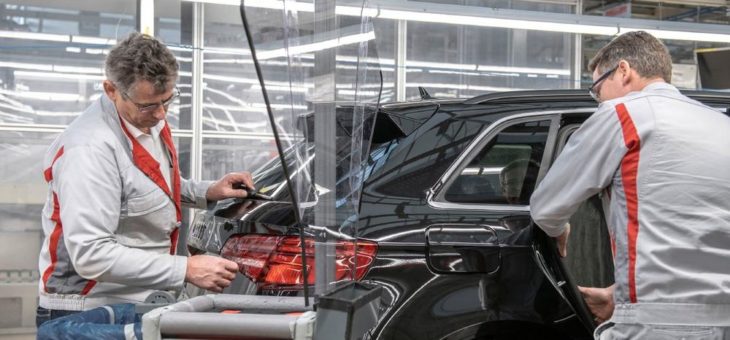 Audi Produktion läuft in Europa schrittweise  wieder an