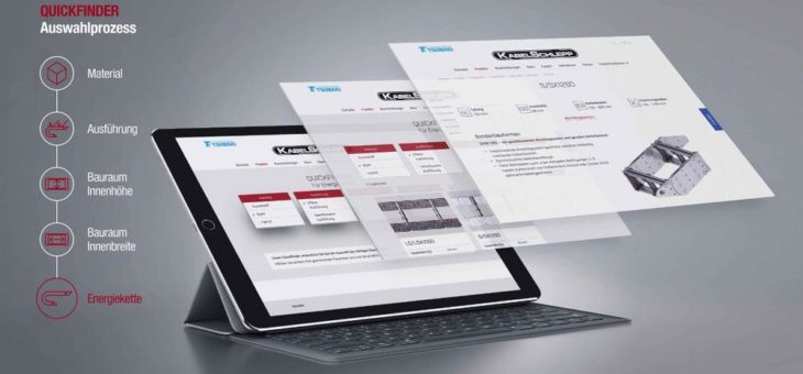 TSUBAKI KABELSCHLEPP bietet digitale Orientierungshilfe