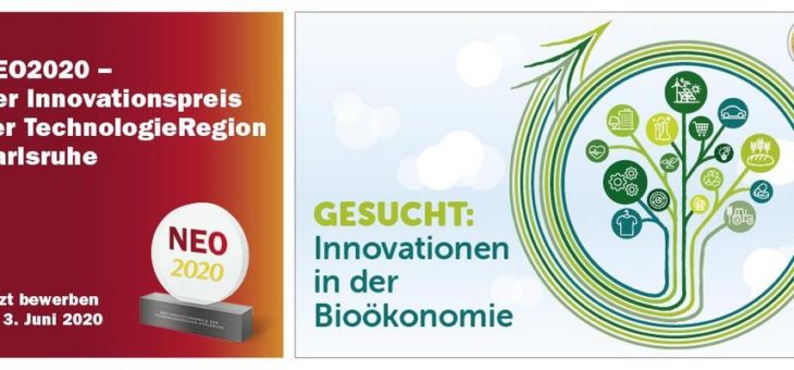 NEO2020 – Innovationspreis der TechnologieRegion Karlsruhe sucht Innovationen in der Bioökonomie