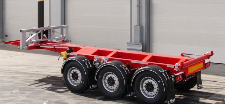 Fliegl Containerchassis. Leicht, logisch, langlebig.