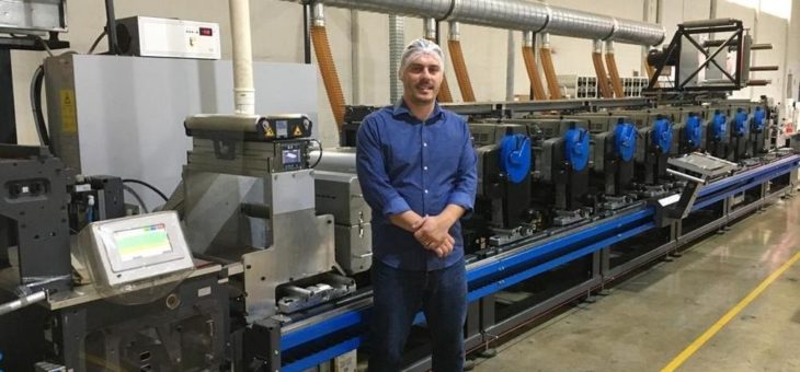 Erste Gallus Druckmaschine für Elloflex in Brasilien