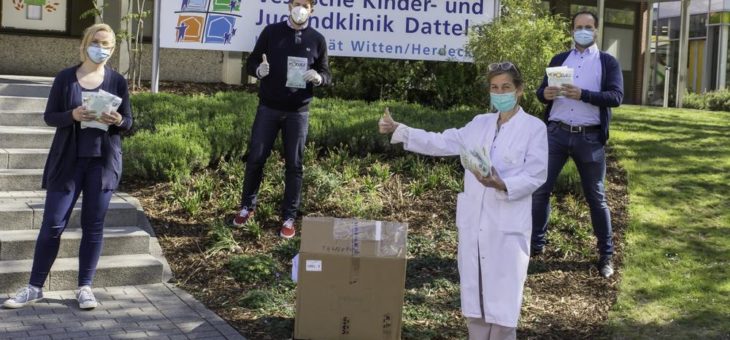 VAHLE spendet 500 Schutzmasken an Vestische Kinder- und Jugendklinik in Datteln