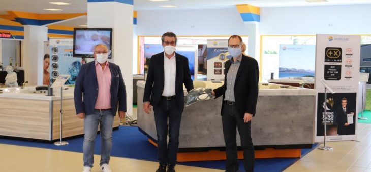 Unternehmerfamilie Knoll spendet der gesamten Gemeinde Deißlingen-Lauffen 6.000 Mund-Nasenmasken im Wert von rund 50.000.-€