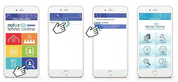Lehrer-Online kooperiert mit notyz – der kostenlosen Nachrichten-App für Bildungseinrichtungen