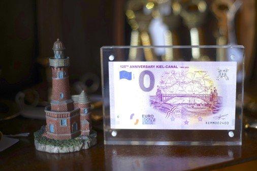 Neuer Null-Euro-Schein zu 125 Jahren Nord-Ostsee-Kanal