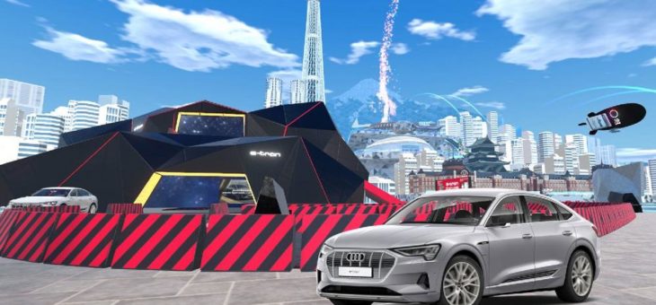 Audi e-tron Sportback erobert die virtuelle Welt