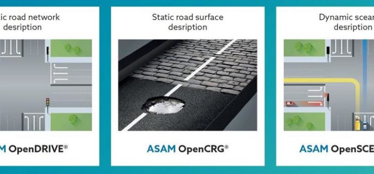 Erste ASAM Versionen der OpenX Standards für die Entwicklung von hochautomatisiertem Fahren veröffentlicht