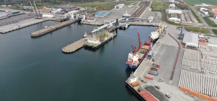 Mukran Port: Im- und Export auf gutem Niveau