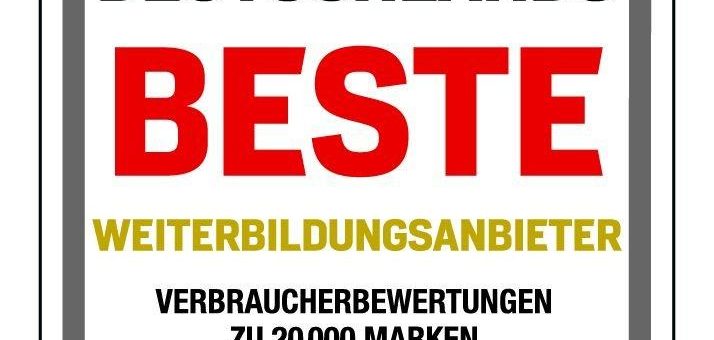 DAA mit dem Prädikat „Deutschlands beste Weiterbildungsanbieter“ ausgezeichnet