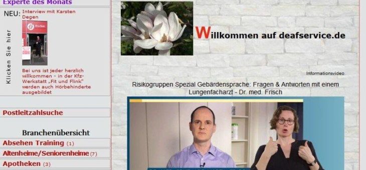 COVID-19 Risikogruppen – Information in Gebärdensprache