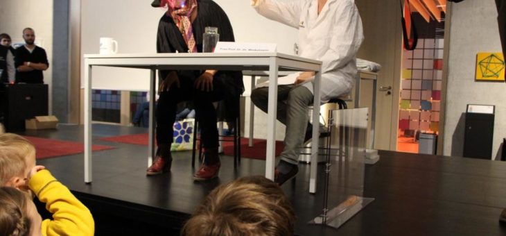 Virtuelle Science Comedy Show für Kinder