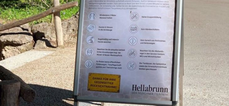 Hellabrunn ab 11. Mai wieder für Besucher geöffnet – mit Schutzkonzept