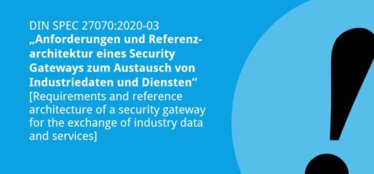 IDS ist jetzt offizieller Standard: DIN SPEC 27070 veröffentlicht