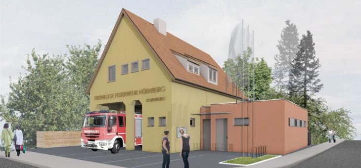 Bauarbeiten für Feuerwehrgerätehaus Kornburg beginnen