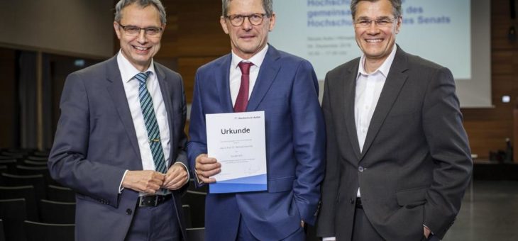 Dr. Karl Lamprecht neuer Vorsitzender des Hochschulrats der Hochschule Aalen