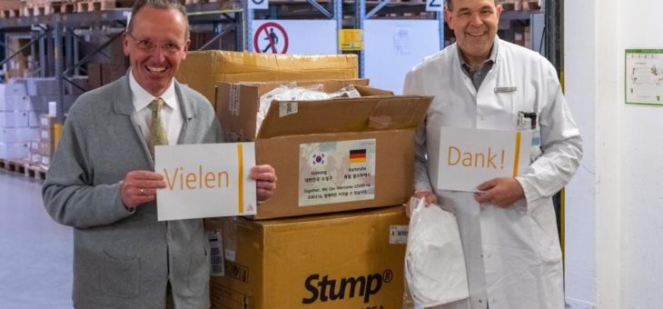 Schutzkleidung aus Südkorea für das Klinikum Karlsruhe