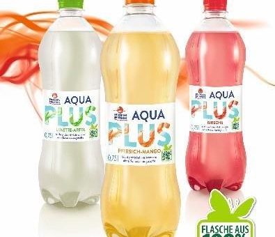 FRANKEN BRUNNEN AQUA PLUS – neue Range in 3 Sorten