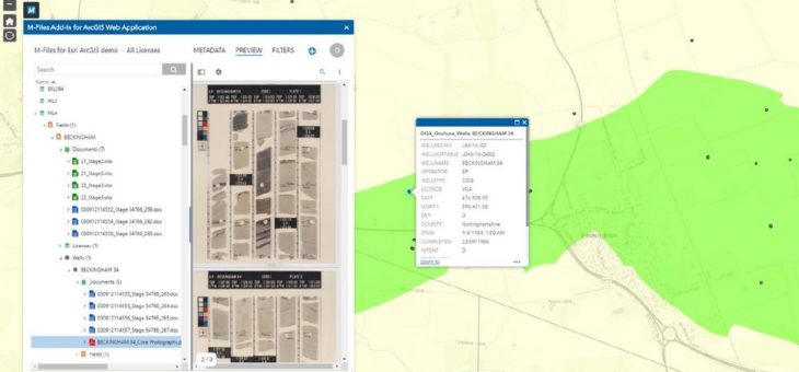 M-Files for Esri ArcGIS verbindet modernste GIS-Technik mit intelligentem Informationsmanagement