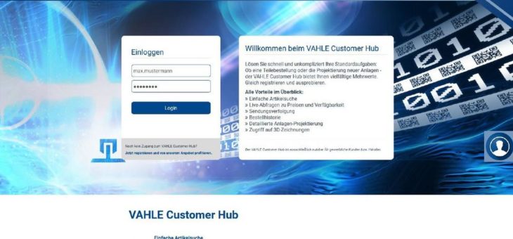 VAHLE Customer Hub