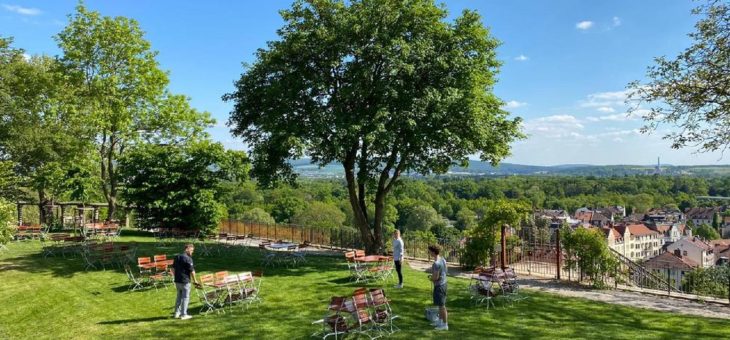 Biergarten »Grimms Garten« auf dem Weinberg öffnet am 20. Mai – pünktlich zum Pfingstwochenende