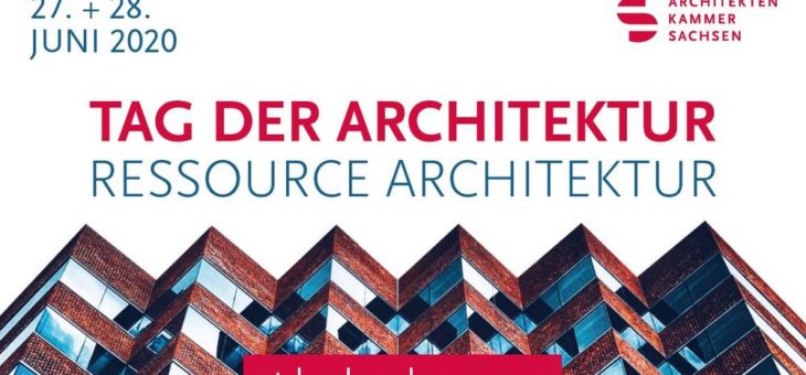 Tag der Architektur 2020 am 27. und 28. Juni findet statt