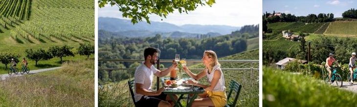 Mit dem Rad über Stock und Wein in der Südsteiermark