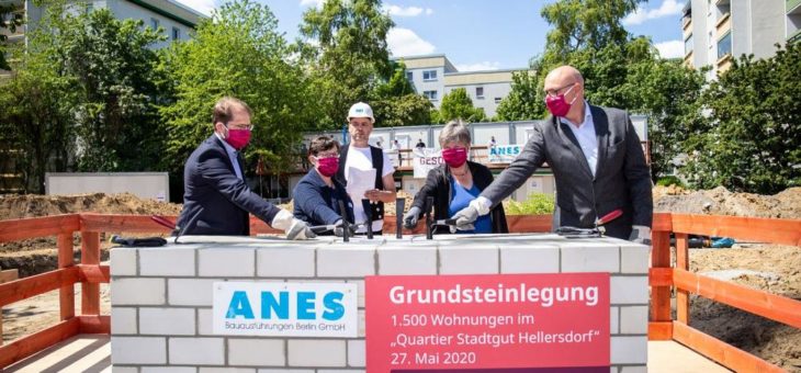 „Quartier Stadtgut Hellersdorf“: GESOBAU legt Grundstein für insgesamt rund 1.500 neue Wohnungen in Berlin Hellersdorf
