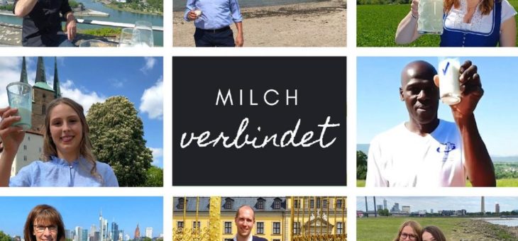 Milchglas reist rund 1.600 Kilometer online durch Deutschland