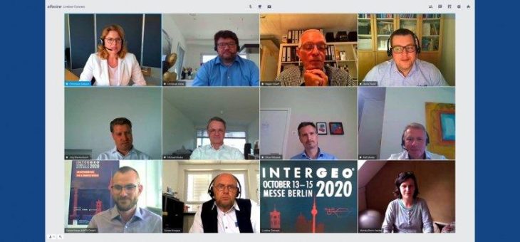 Erster virtueller Round Table INTERGEO 2020 – „Die Zeit ist da!“