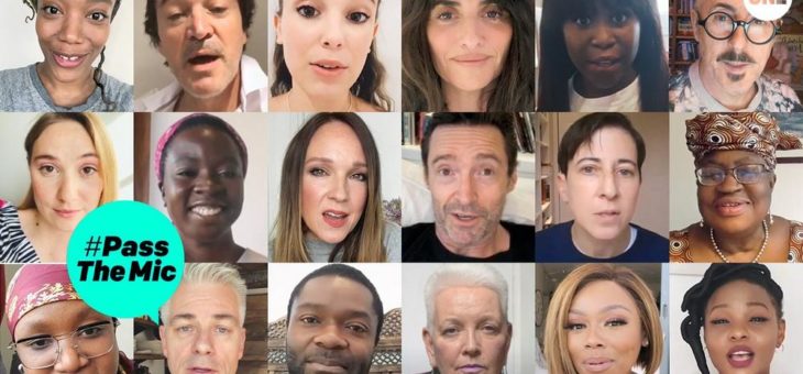 #PassTheMic: Stars überlassen ihre Social-Media-Kanäle Expertinnen und Experten aus Gesundheit, Wirtschaft und Entwicklungspolitik
