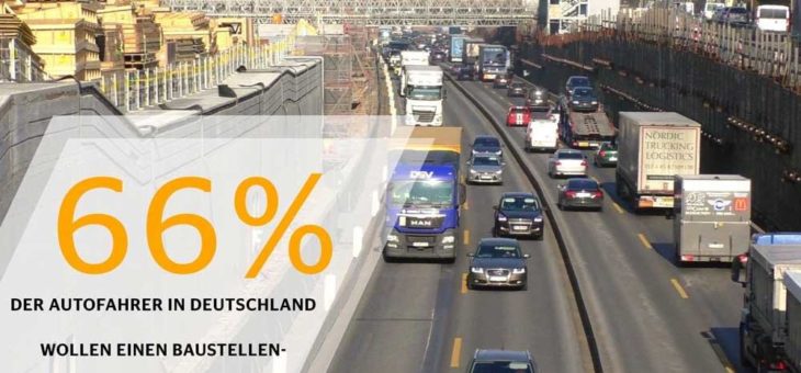 Autofahrer wünschen sich Assistenzsystem für Baustellendurchfahrten