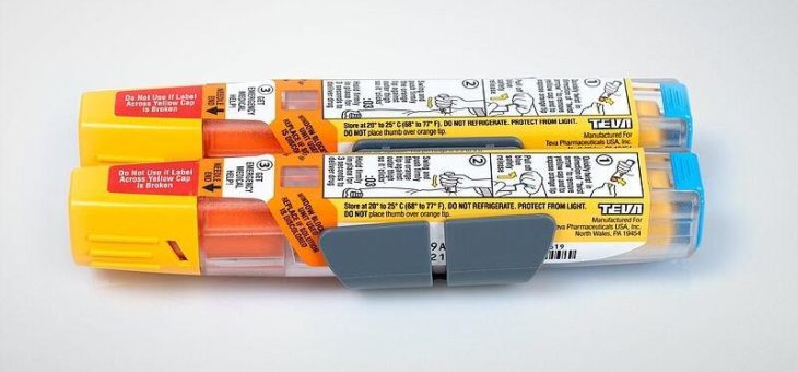 Abriebfest und ausgezeichnet: TEVA setzt bei neuem Label für Adrenalin-Injektor auf Schreiner MediPharm